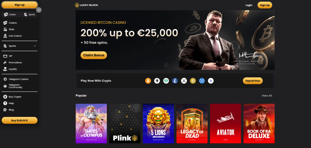 mejor casino online en España - Lucky Block